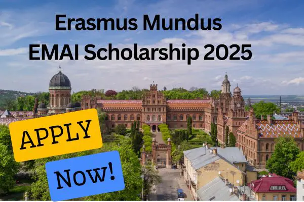 Erasmus Mundus EMAI Scholarship
